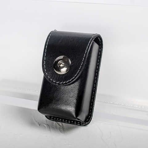 Men's Leather Case Portable Compact Good-looking