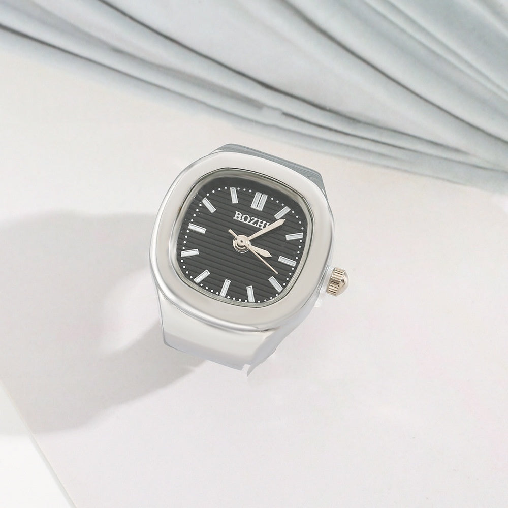 Sale Square Ring Watch Popular Models Can See The Time