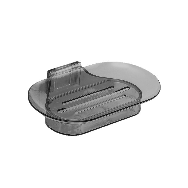Wall-mounted soap box-transparent-PS+PVC-1 piece