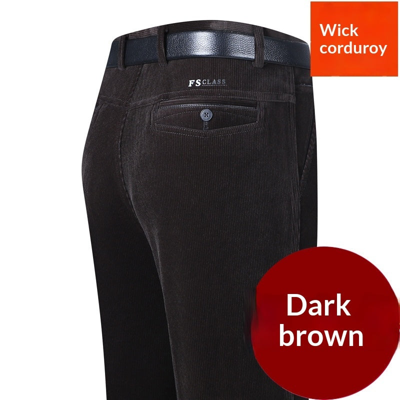 Men's Casual Straight-leg Loose-fit Trousers