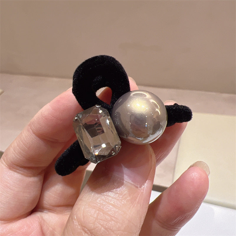 Black Pearl New High-grade Small Hair Grabbing Clip