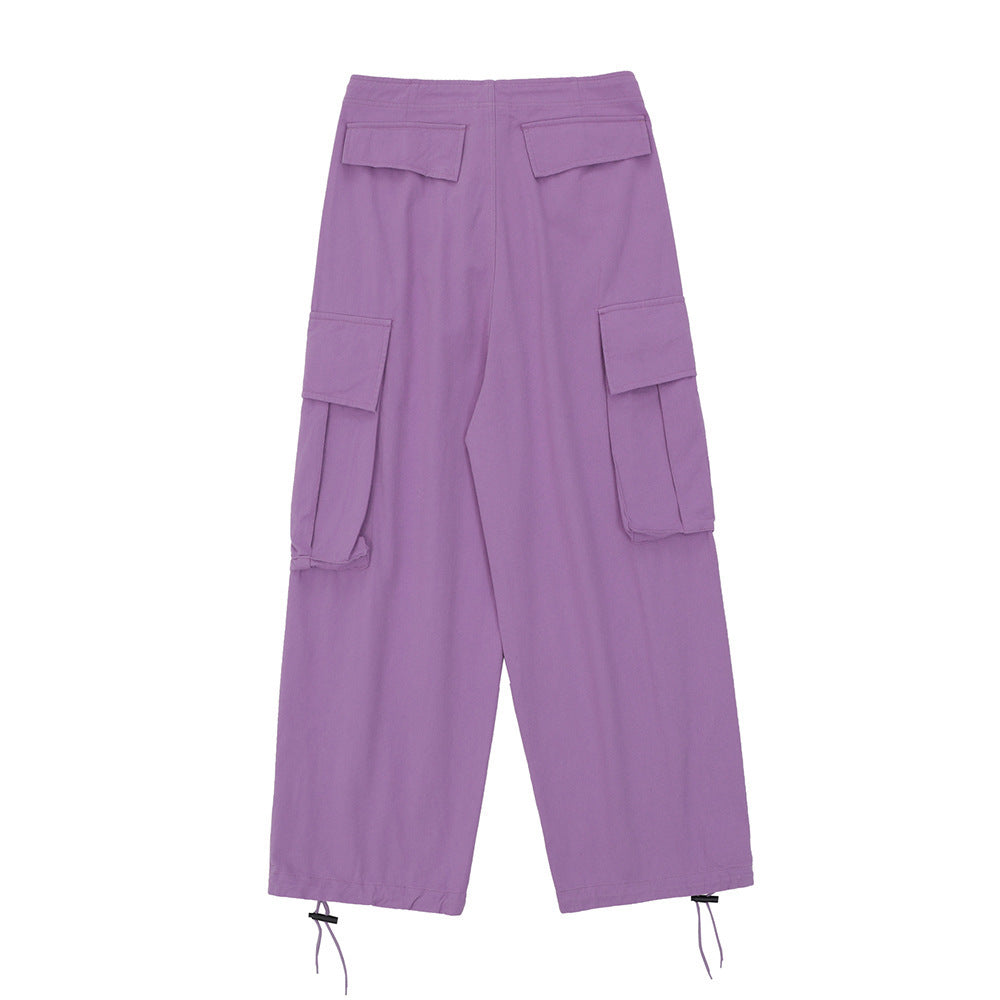 Workwear Men's Loose Tappered Wide-leg Pants