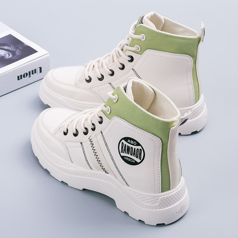 New Martin Boots Women Fashion British Style Thick Sole