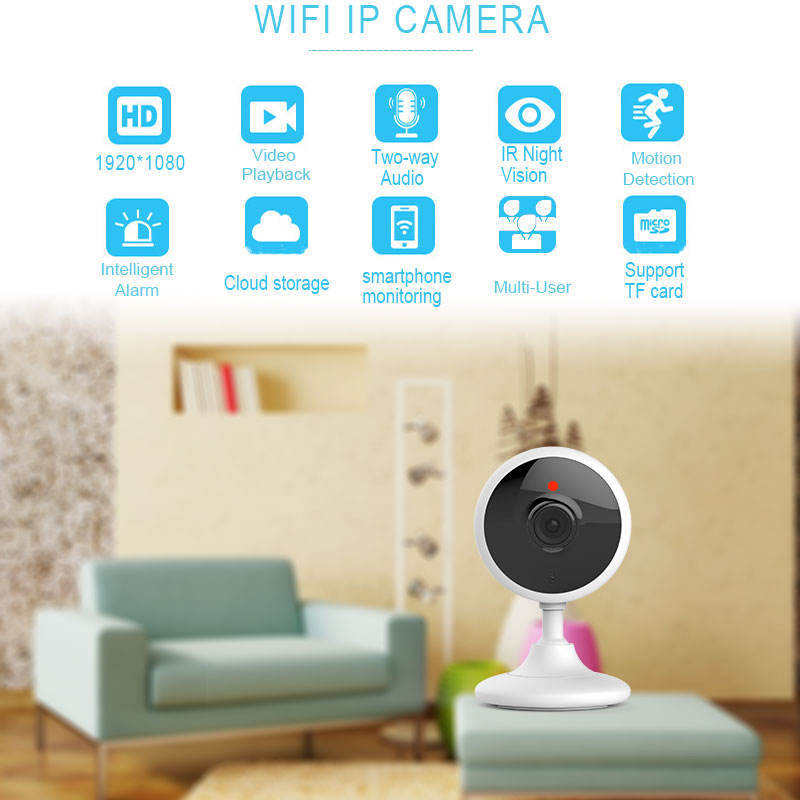 1080P WIFI Wireless Surveillance Camera Supports Cloud Storage