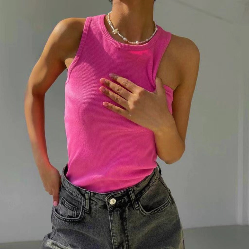 Summer Slim Fit Short Sexy Slim Fit Vest Tight