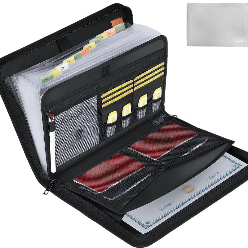 Waterproof And Fireproof File Bag Foldable Organ File Bag