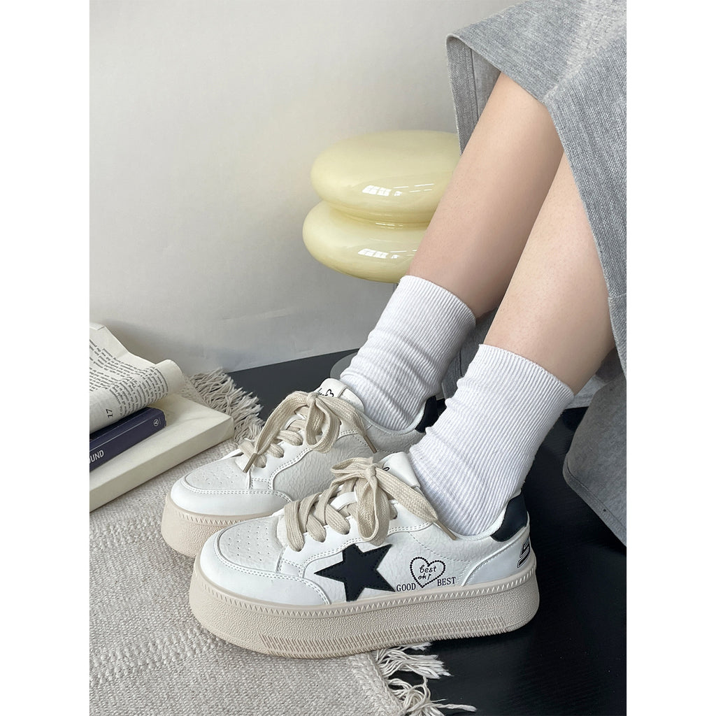 Spring New Thick Bottom Versatile Casual Sneaker