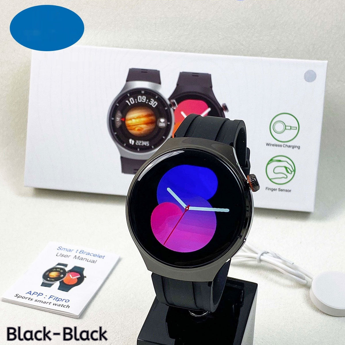 Health And Sports Round Screen Smart Watch
