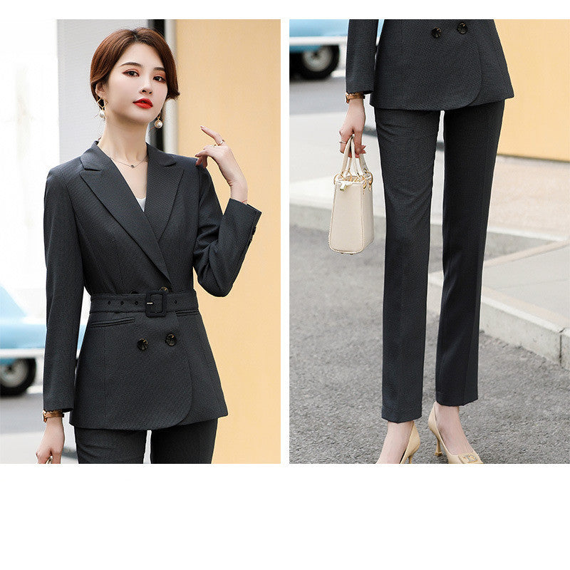 Large Size Mid Sleeve Ladies Suit Professional Suit Jacket
