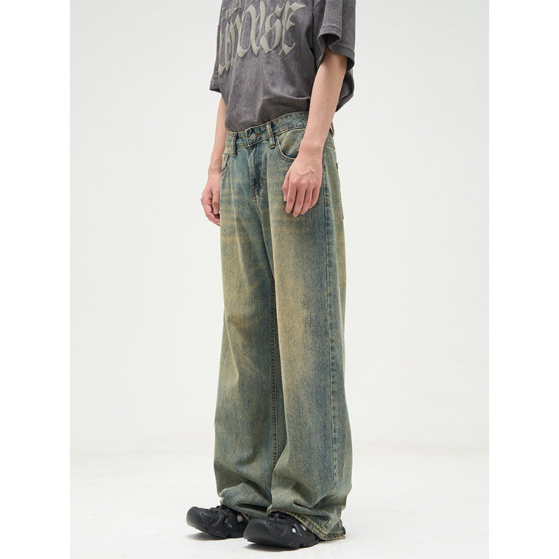 All-match American Retro Wide-leg Pants