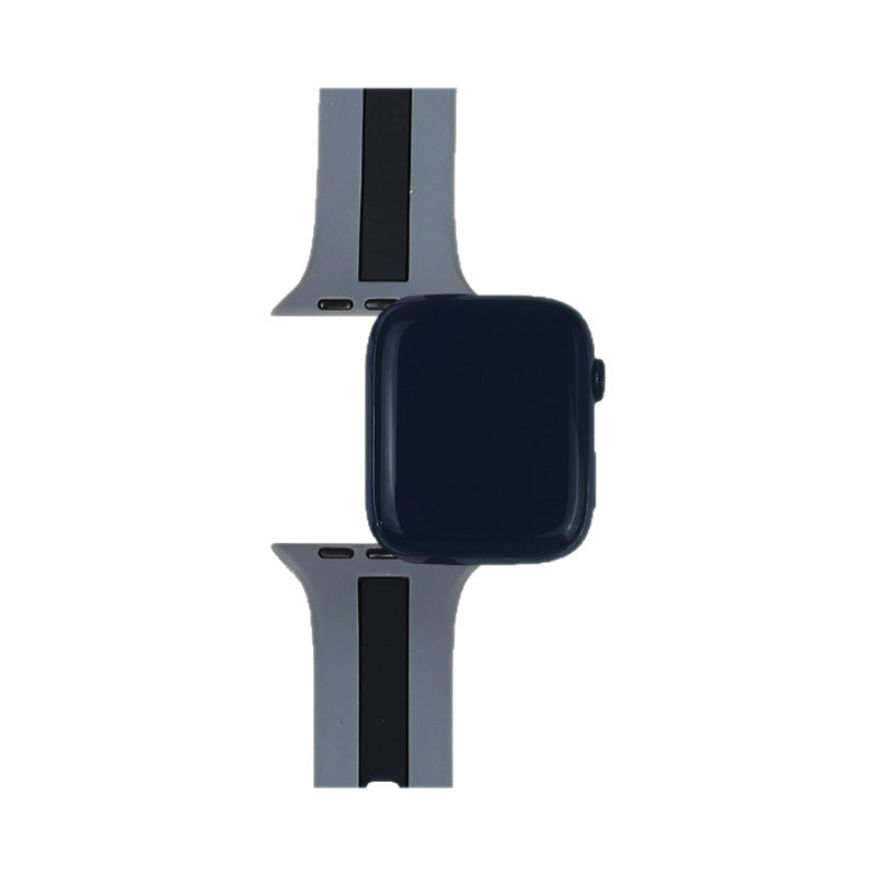 Two-tone Striped Strap Contrast Color Sports