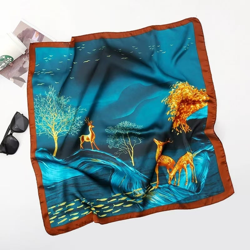 Fashion Hundred Dual-use Thin Neck Protection Scarf