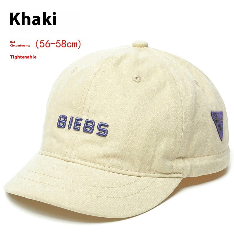 Short Brim Full Sealing Back Sealing Male Hat Reverse Baseball Cap