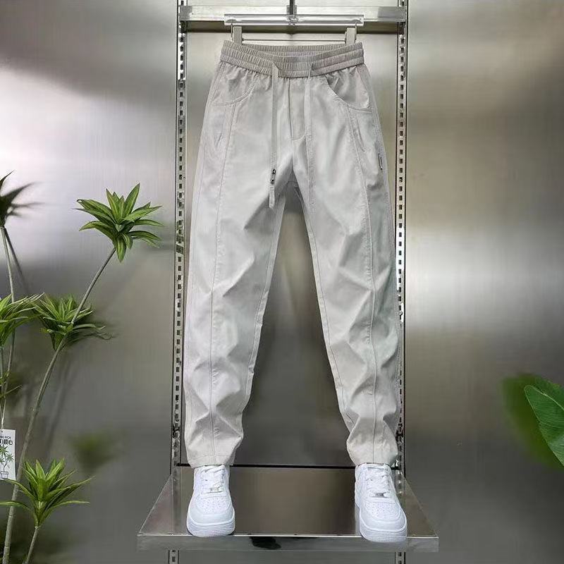 Men's Casual Elastic Harem Ankle Tight Pants