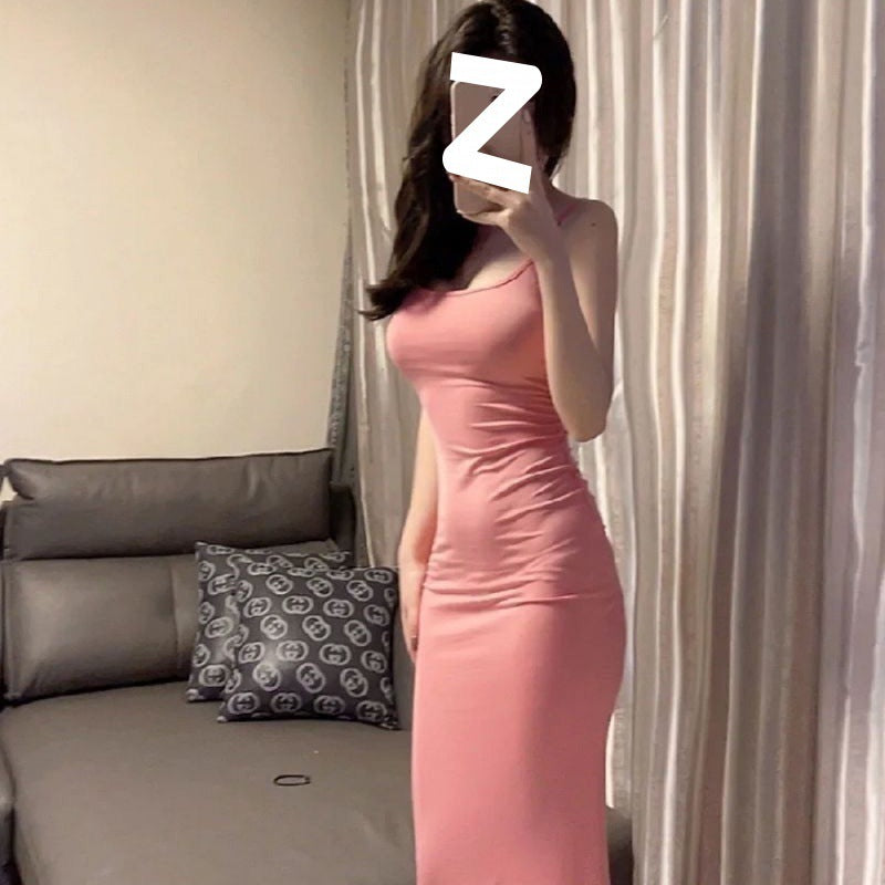 Ins Pure Desire Sleeveless Sling Dress Women