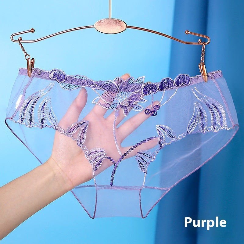 Charming Transparent Mesh Seamless Underwear Shorts