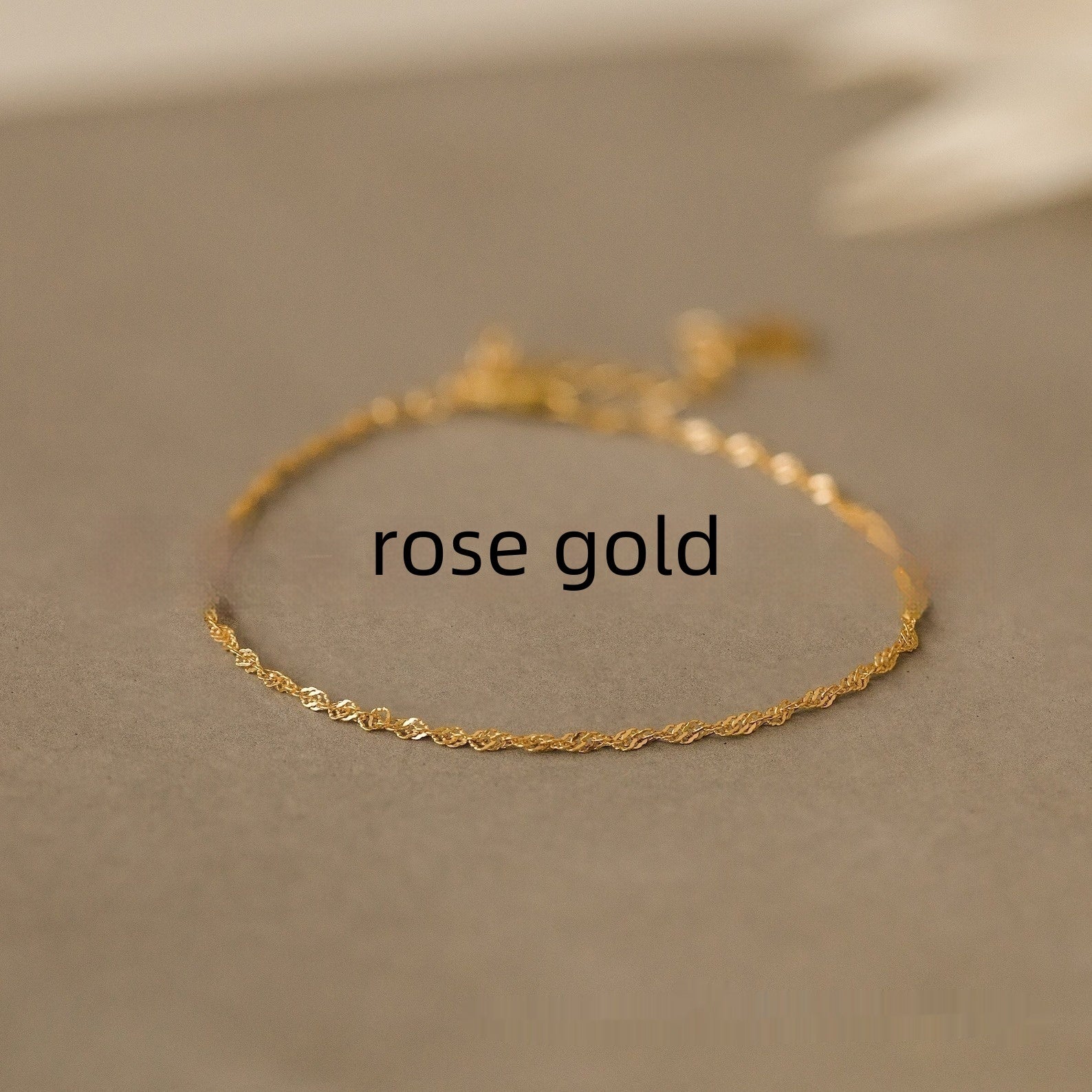 Women's Simple Solid Color Titanium Steel Bracelet