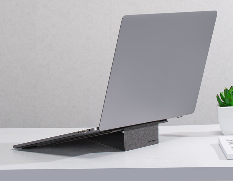 Lifting desktop folding notebook support
