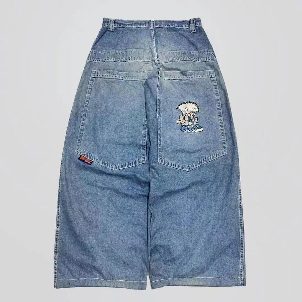 High Street Hip Hop Fashion Brand Jeans Male