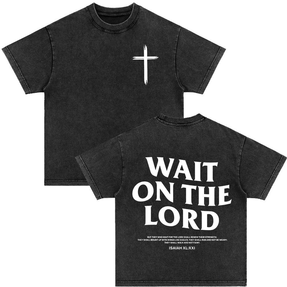 An Sngth Bible Verse Retro Washed T-shirt