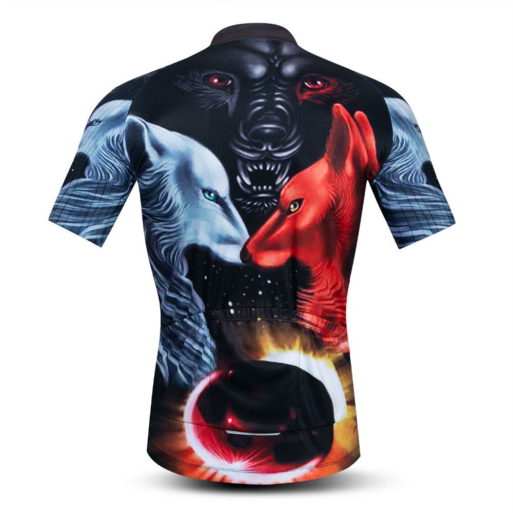 Men Cycling Jersey Motocross Short Sleeve Tops Bicycle