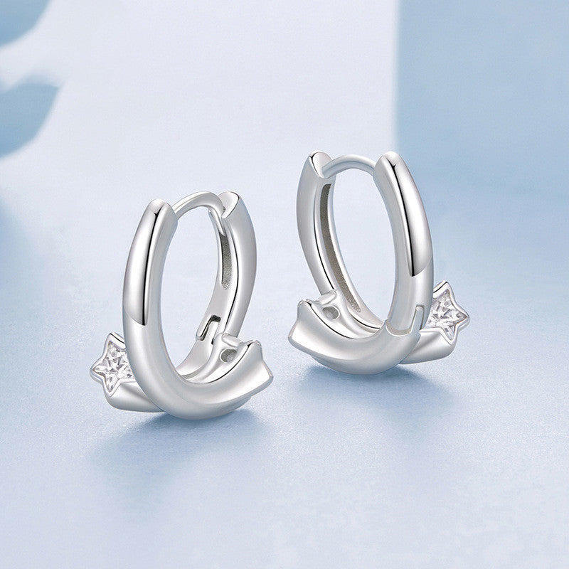 Original S925 Sterling Silver Shining Star Ear Clip