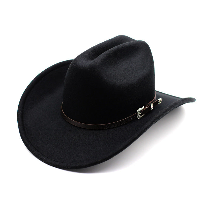 New One-word Top Big Brim Western Cowboy Hat