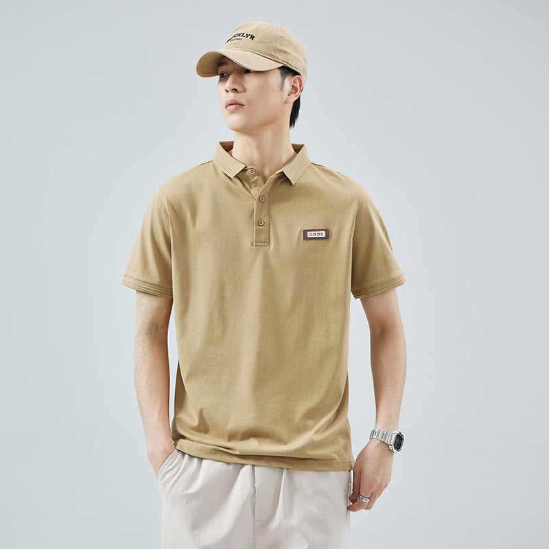 Short-sleeved Men's T-shirt Business Casual Top