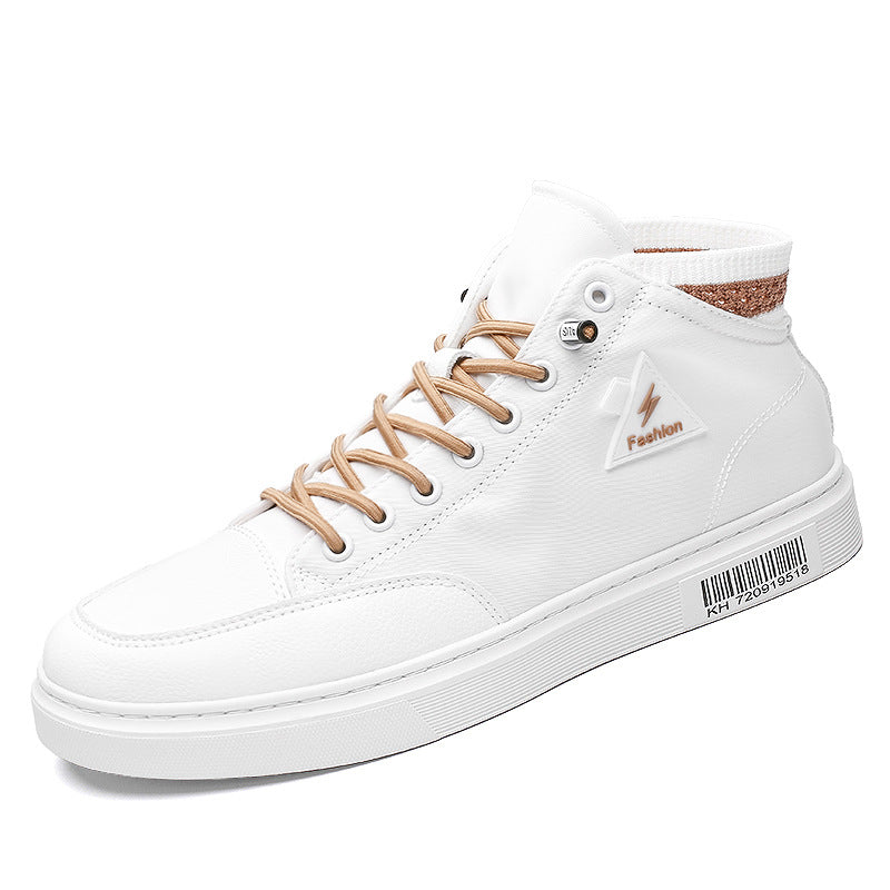 High-top canvas shoes