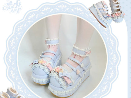 Round Head Platform Shoes Women