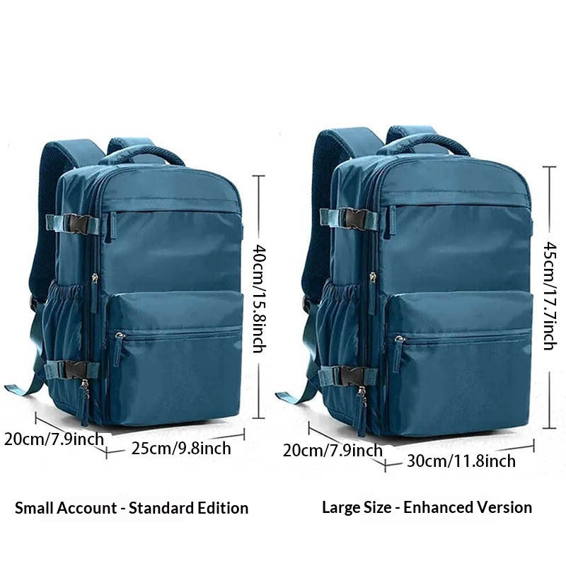 Female Minimalist Vacuum Compression Large Capacity Backpack