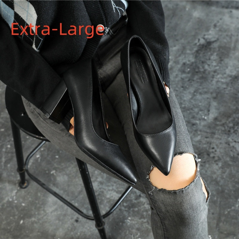 Women's Shallow-mouth Shoes, Plus Size, Wide And Thick For Fat Feet