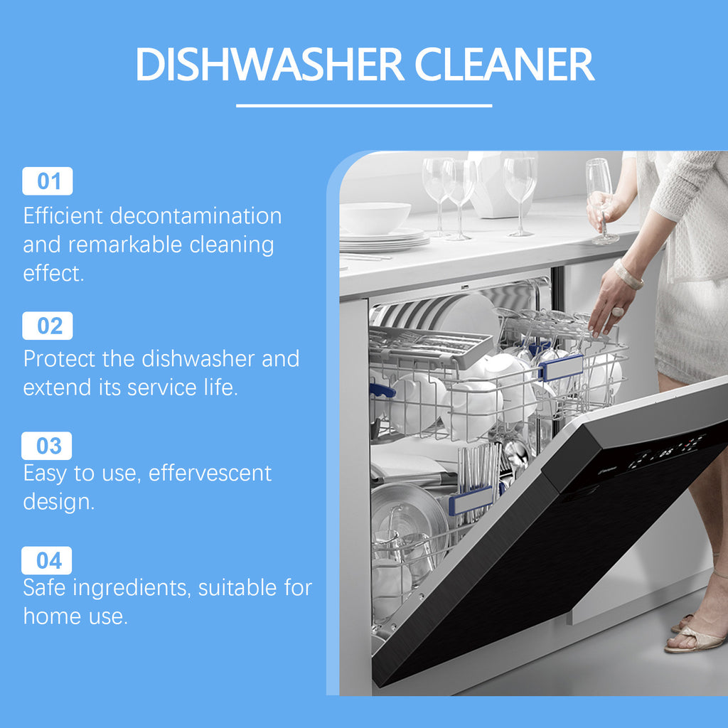 Remove Oil Stains And Scale Household Kitchen Dishwasher Cleaning Odor
