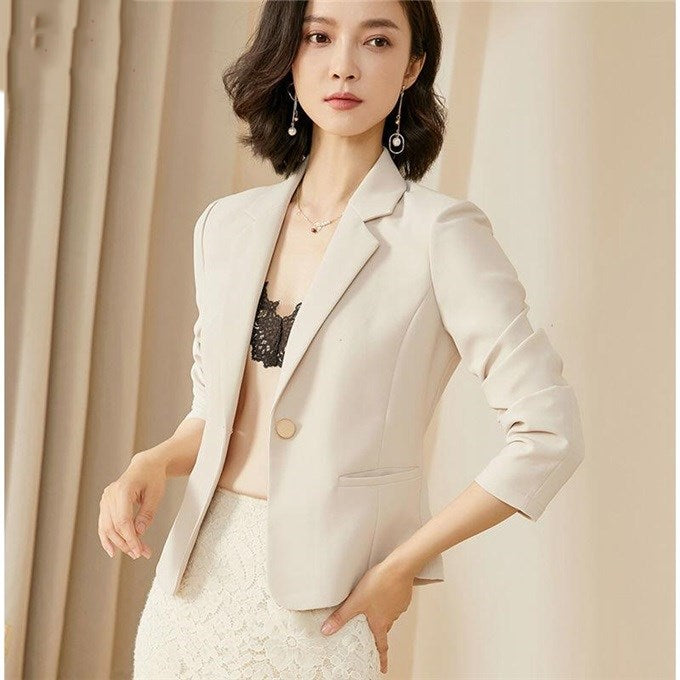Temperament Slim Slimming Professional Short Coat Women
