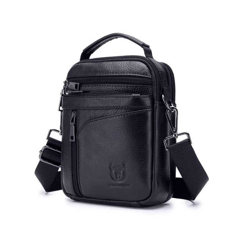 Men's Leather Business Casual Shoulder Messenger Bag