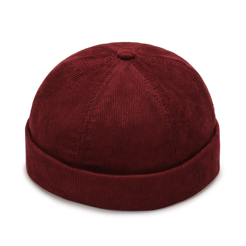 Skullcap Japanese Style Beanie Chinese Landlord Hat Men's Casual Outdoor Personality Hat