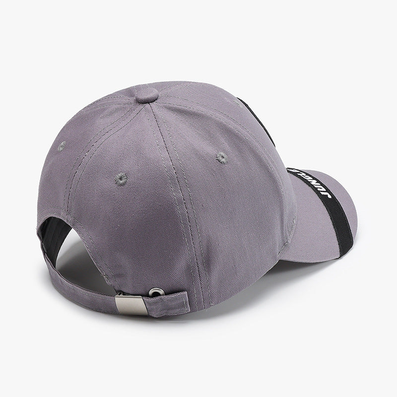 Hard Top Big Head Circumference Men's And Women's American Outdoor Letter Embroidery Baseball Cap