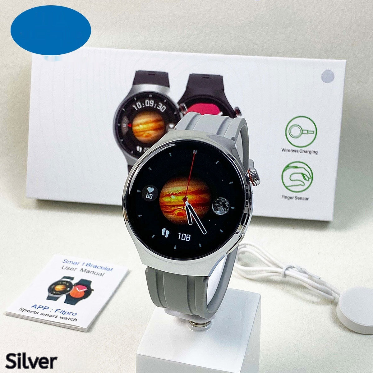Health And Sports Round Screen Smart Watch