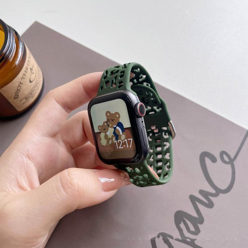 Hollow Silicone Women's Smart Watch Wristband