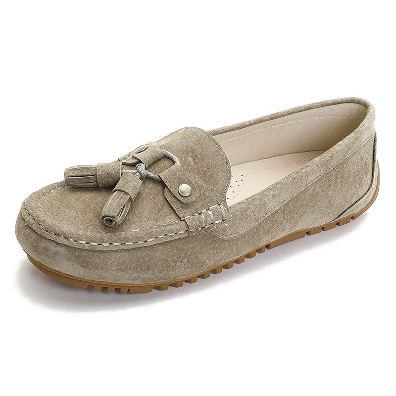 Soft Bottom Non-slip Slip-on Lofter Flat Bottom Pumps