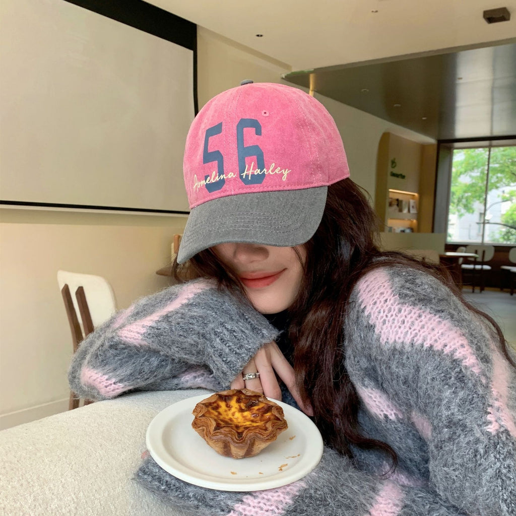 Plus-sized Deepening No 56 Baseball Cap Sun-proof Makes Your Face Look Smaller