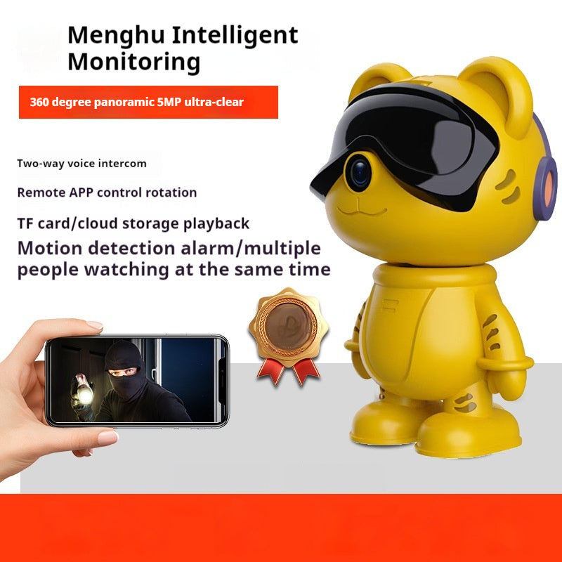 Cute Tiger WiFi Two-way Intercom Home Surveillance Camera