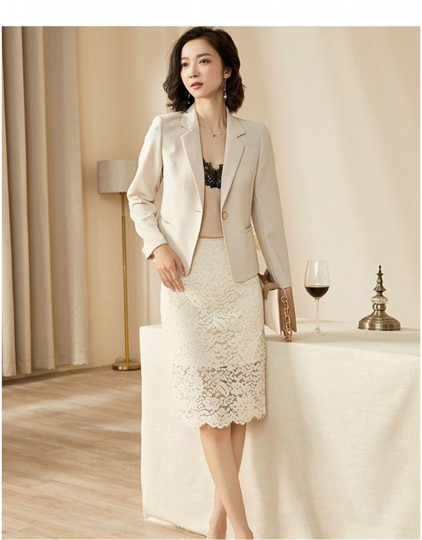 Temperament Slim Slimming Professional Short Coat Women