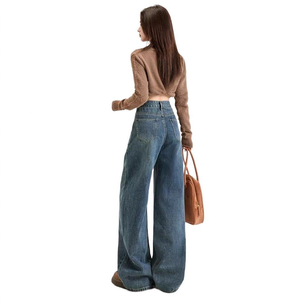 Womens Bestselling Wide-leg Denim Jeans At The Supermarket