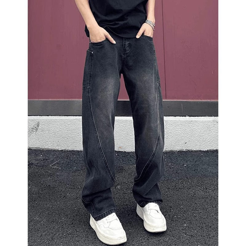 American High Street Machete Jeans Men's Spring And Autumn Ruoshuai