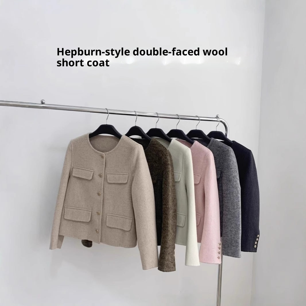 Casual All-matching Graceful Fashion Long Sleeve Solid Color Top