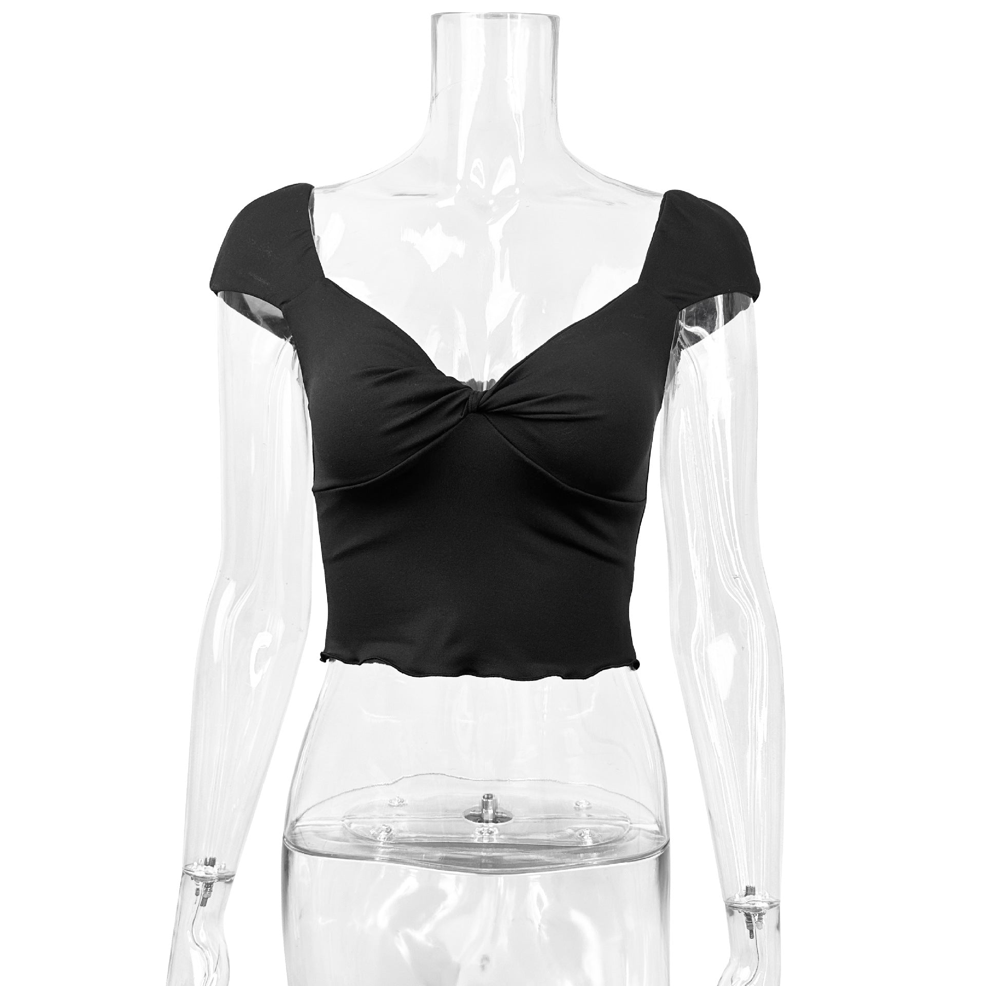 Women's Sexy V-Neck Short-Sleeve Casual Top