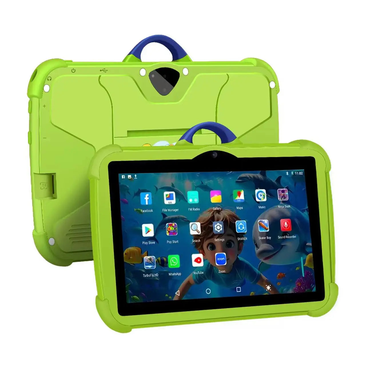 2026New Design 7 Inch Kids Tablet Children's Android 7 Quad Core Reinforced Corners Capacitive Touch 4GB for Educational Use