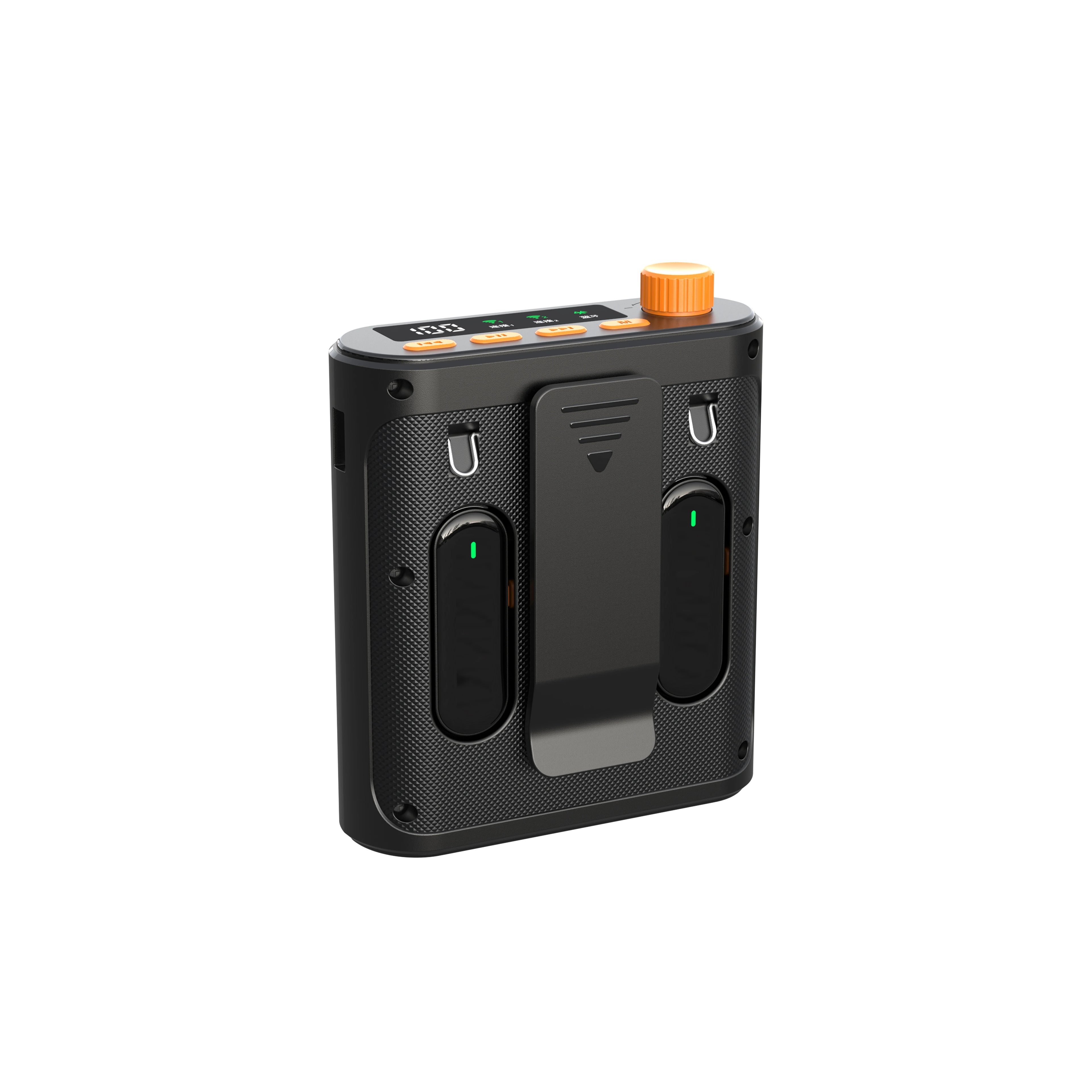 Wireless bluetooth megaphone with clip-on microphone portable speaker suitable for teachers speech guide learning singing life