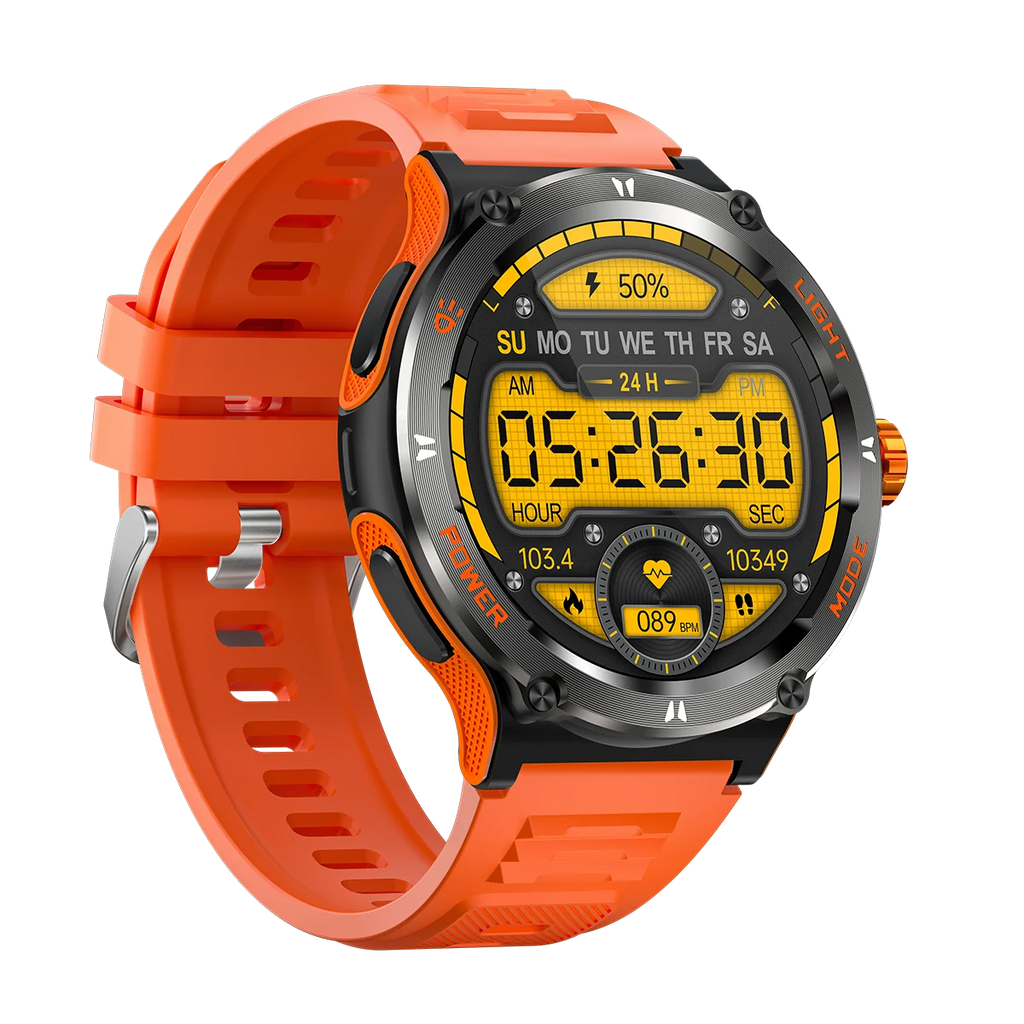 2024 new Smart Watch Men KT76 Sport Smart watches For Men Woman LED Flashlight Compass Bluetooth Call Heart Rate 3ATM Waterproof